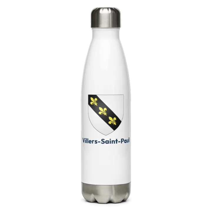 Gourde inox blason de Villers-Saint-Paul
