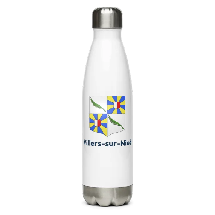 Gourde inox blason de Villers-sur-Nied
