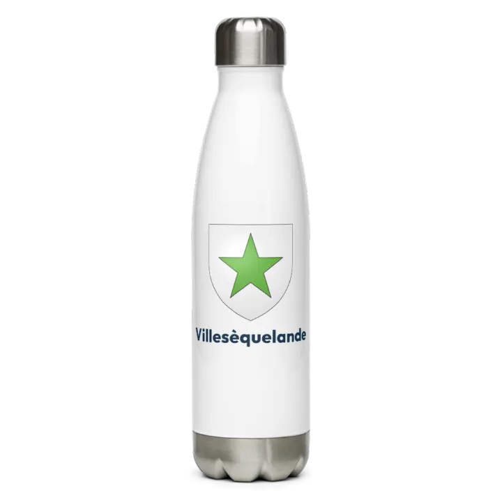Gourde inox blason de Villesèquelande