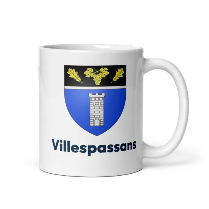 Mug blason de Villespassans