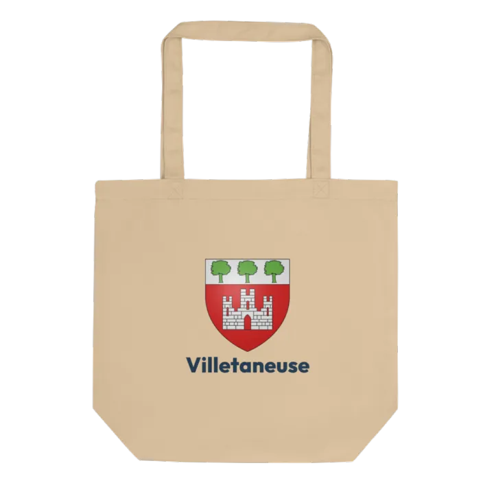 Tote bag coton bio — blason de Villetaneuse