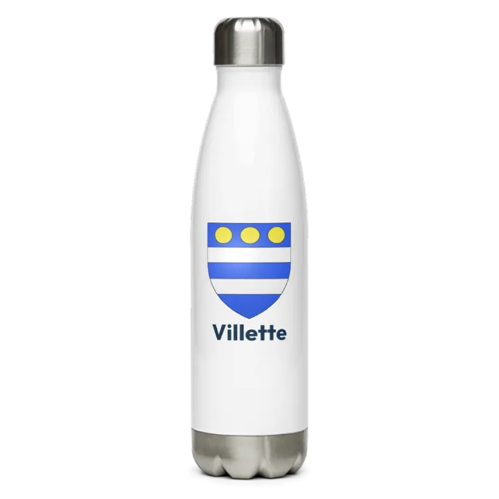 Gourde inox blason de Villette