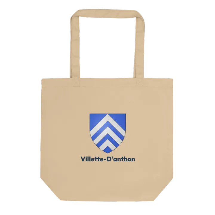 Tote bag coton bio — blason de Villette-d'Anthon