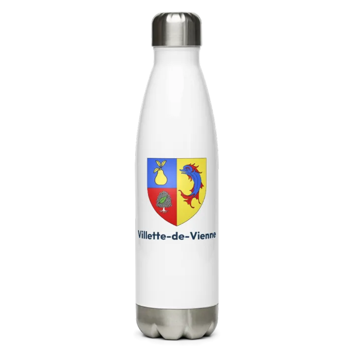 Gourde inox blason de Villette-de-Vienne