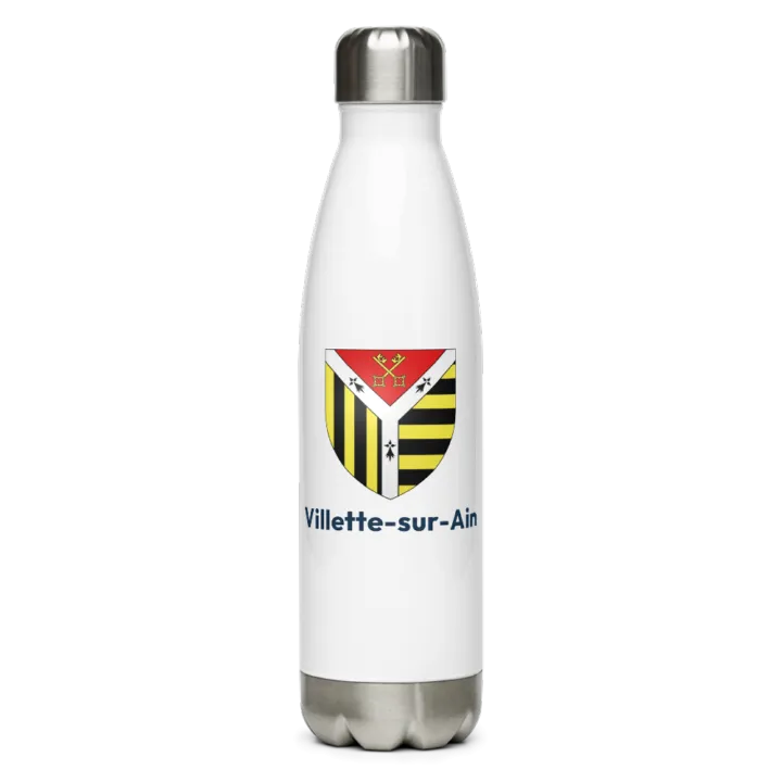 Gourde inox — blason de Villette-sur-Ain
