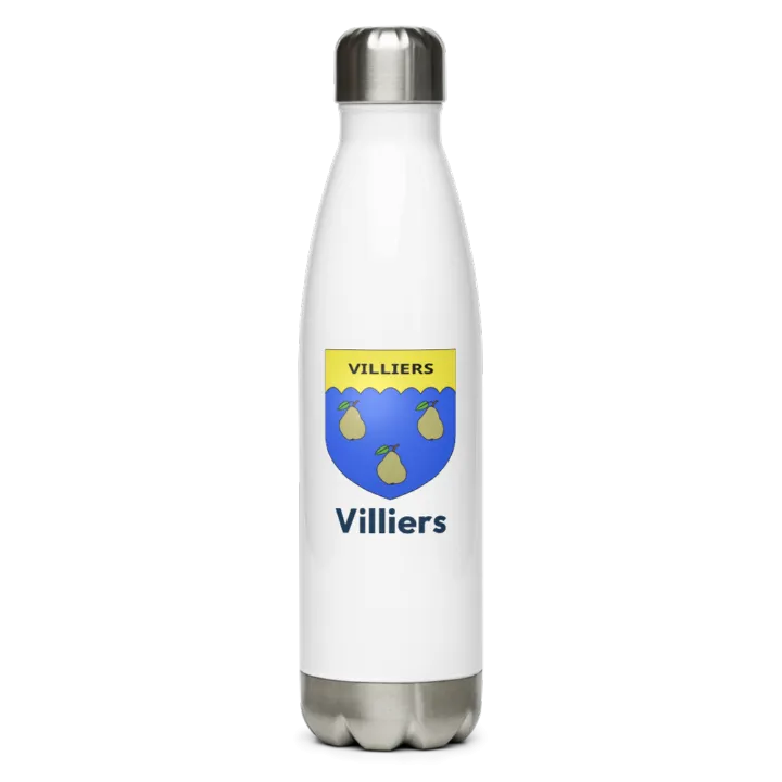 Gourde inox blason de Villiers