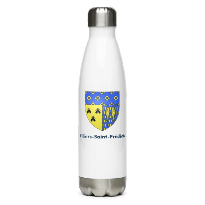 Gourde inox blason de Villiers-Saint-Frédéric