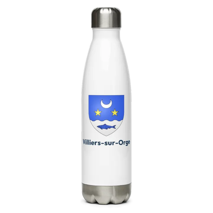 Gourde inox blason de Villiers-sur-Orge