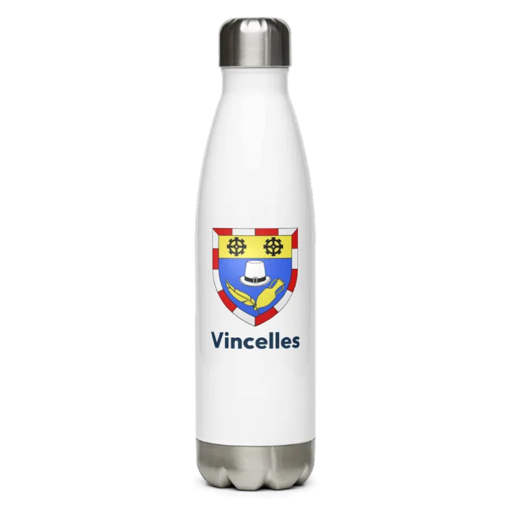 Gourde inox blason de Vincelles