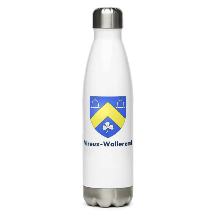 Gourde inox blason de Vireux-Wallerand
