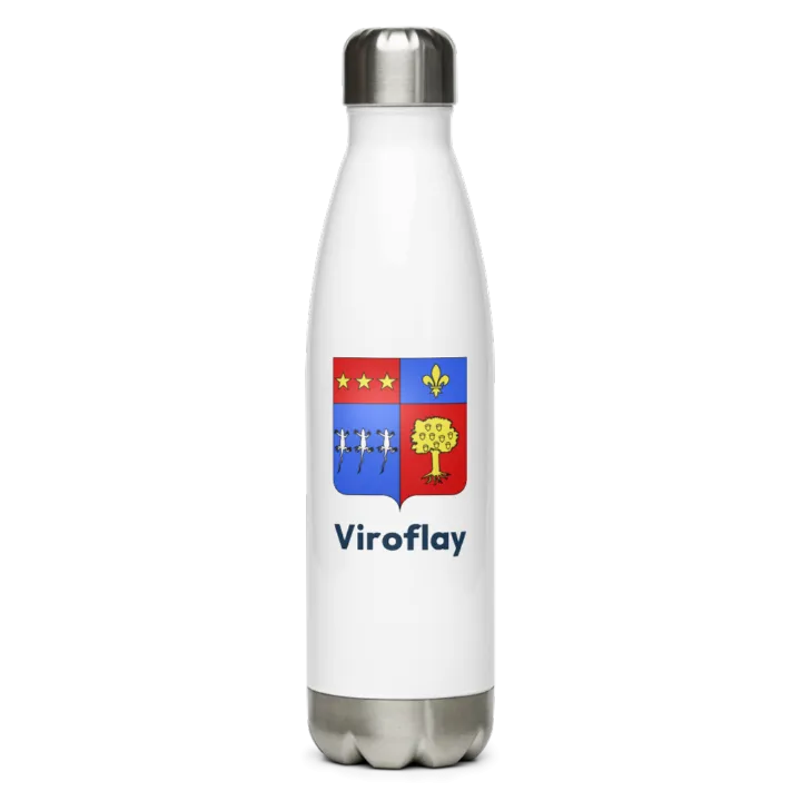 Gourde inox blason de Viroflay