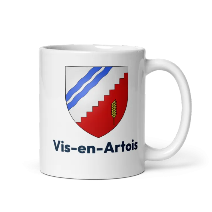 Mug blason de Vis-en-Artois