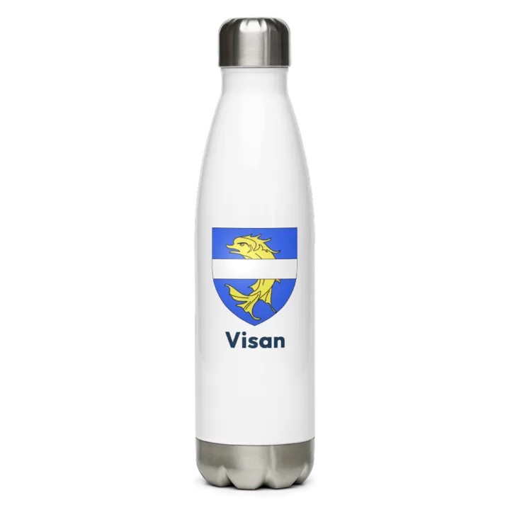 Gourde inox blason de Visan