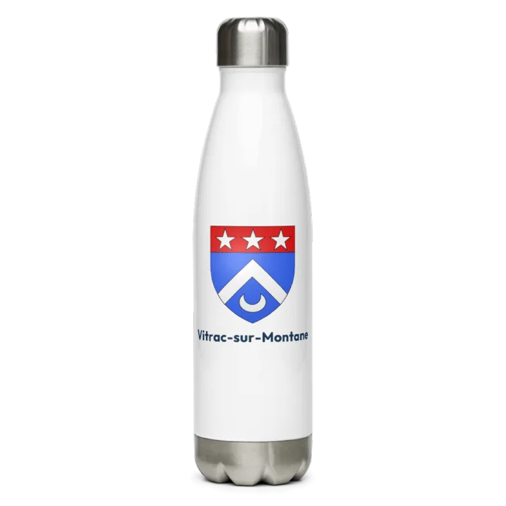 Gourde inox blason de Vitrac-sur-Montane