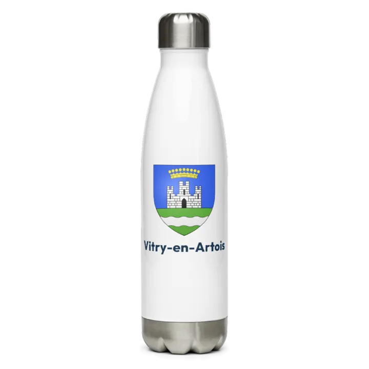 Gourde inox blason de Vitry-en-Artois