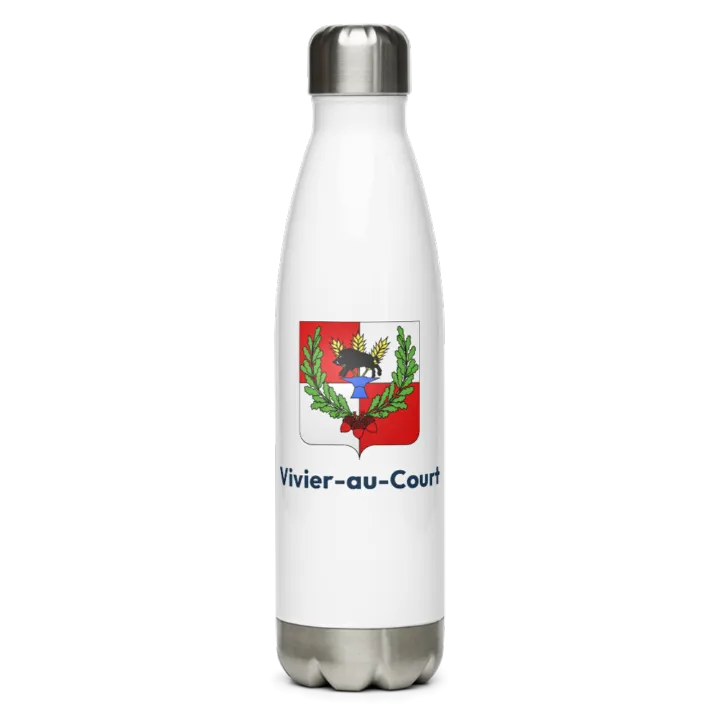 Gourde inox blason de Vivier-au-Court