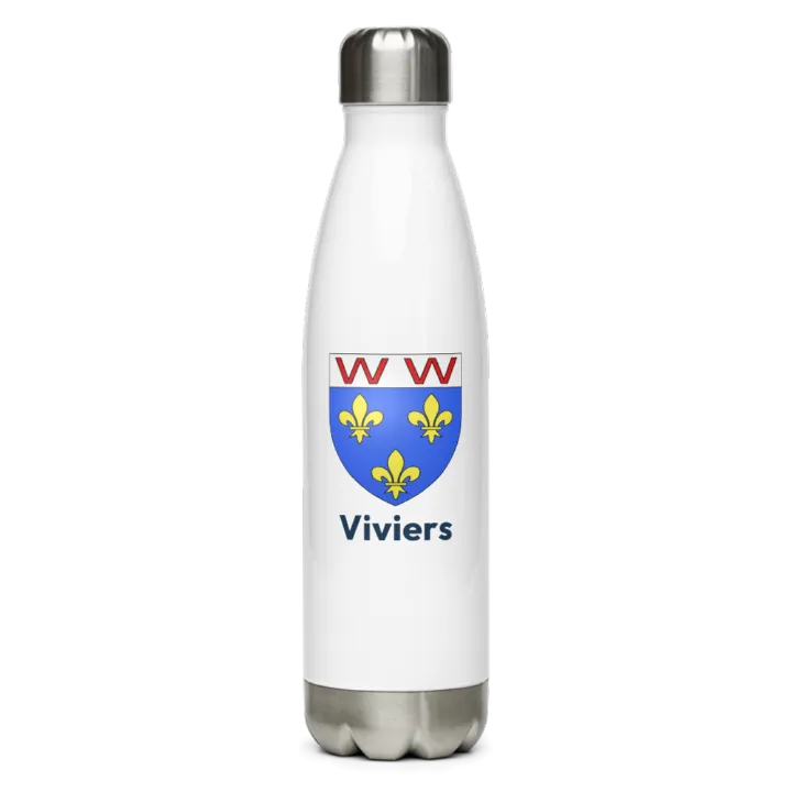 Gourde inox blason de Viviers