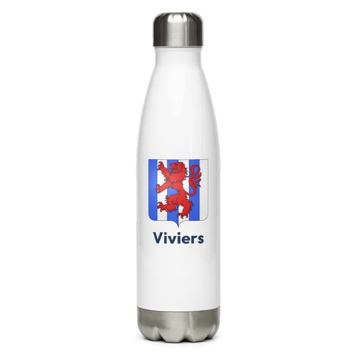 Gourde inox blason de Viviers