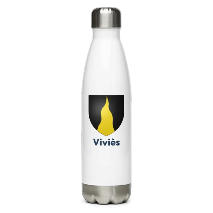 Gourde inox blason de Viviès