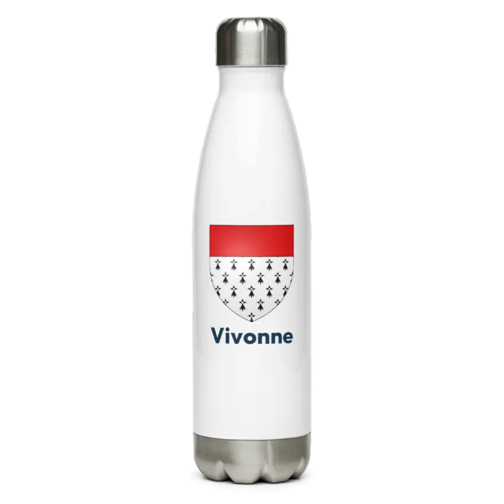 Gourde inox blason de Vivonne