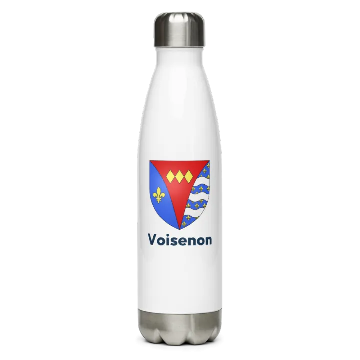 Gourde inox blason de Voisenon