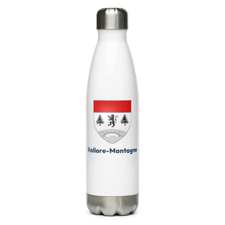 Gourde inox blason de Vollore-Montagne