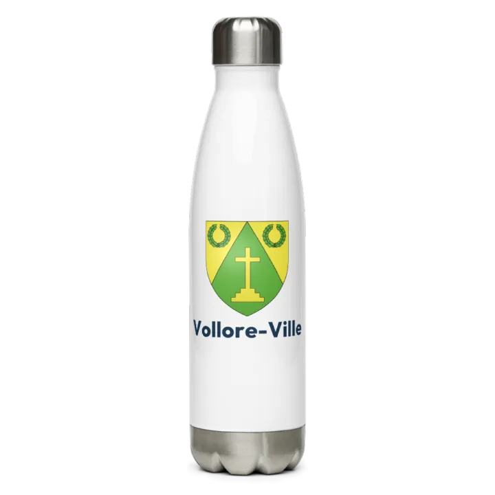 Gourde inox blason de Vollore-Ville