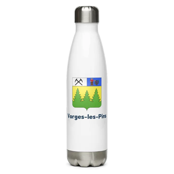 Gourde inox blason de Vorges-les-Pins