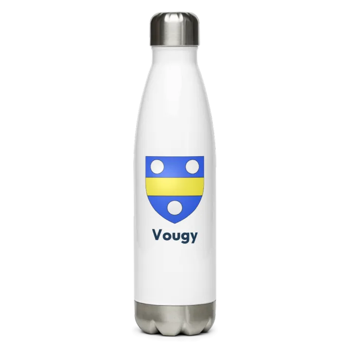 Gourde inox blason de Vougy