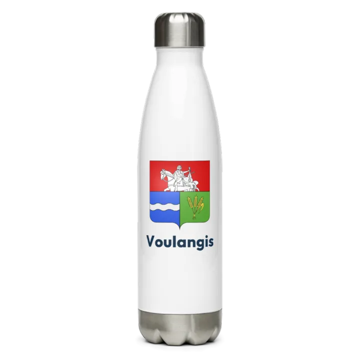 Gourde inox — blason de Voulangis