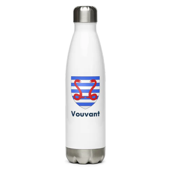 Gourde inox — blason de Vouvant