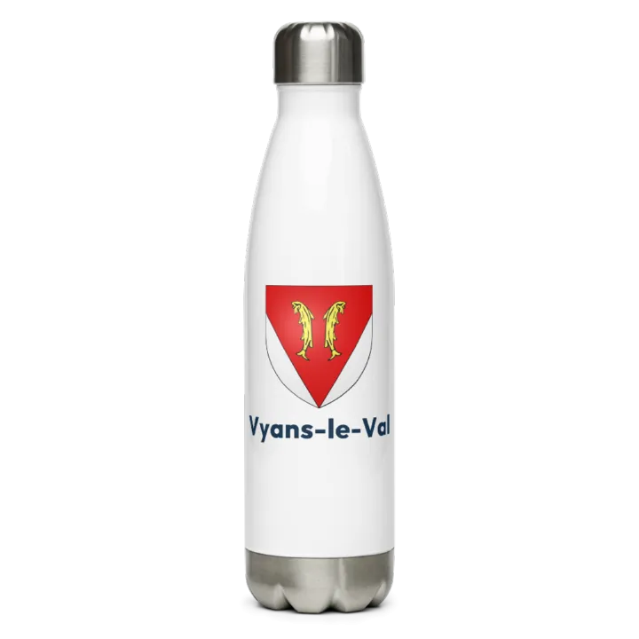 Gourde inox blason de Vyans-le-Val