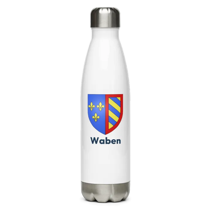 Gourde inox blason de Waben