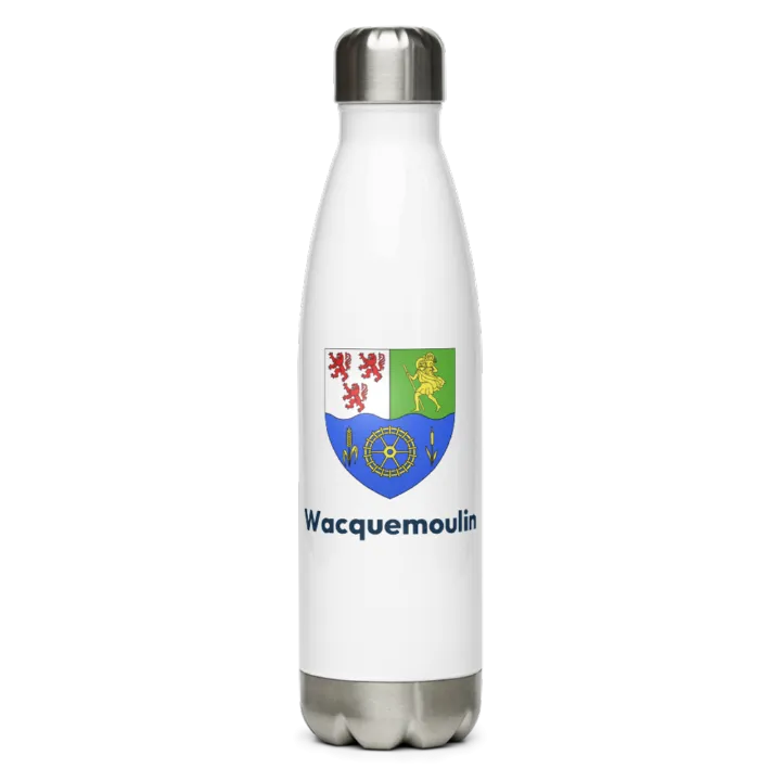 Gourde inox blason de Wacquemoulin