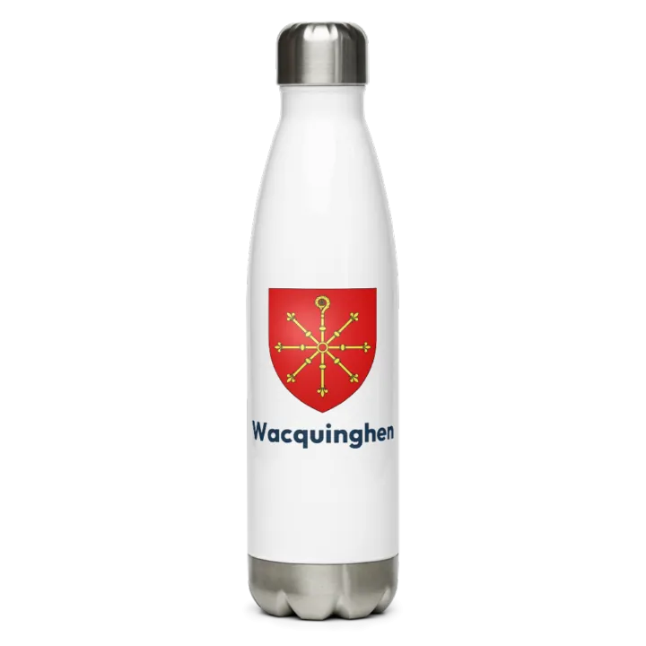 Gourde inox blason de Wacquinghen