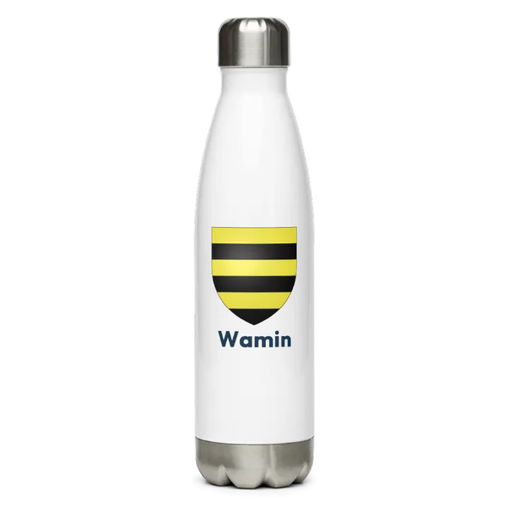 Gourde inox blason de Wamin