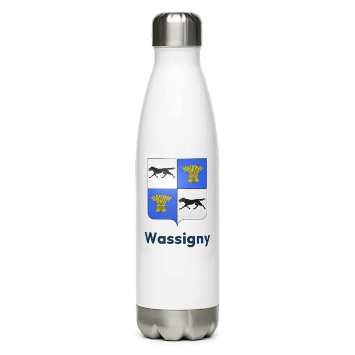 Gourde inox blason de Wassigny