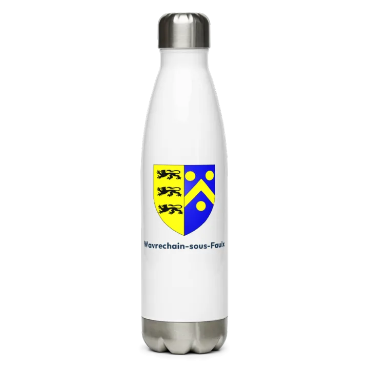 Gourde inox blason de Wavrechain-sous-Faulx