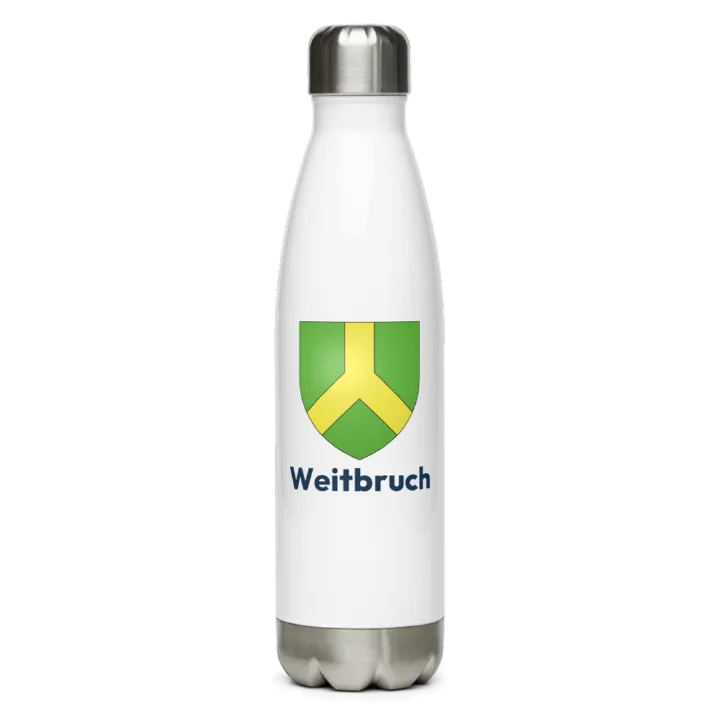 Gourde inox blason de Weitbruch