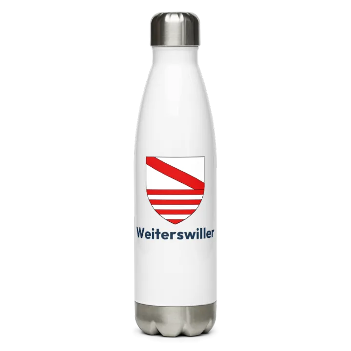 Gourde inox blason de Weiterswiller