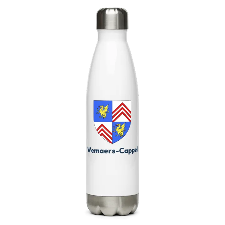 Gourde inox blason de Wemaers-Cappel