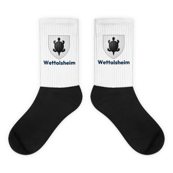 Chaussettes — blason de Wettolsheim