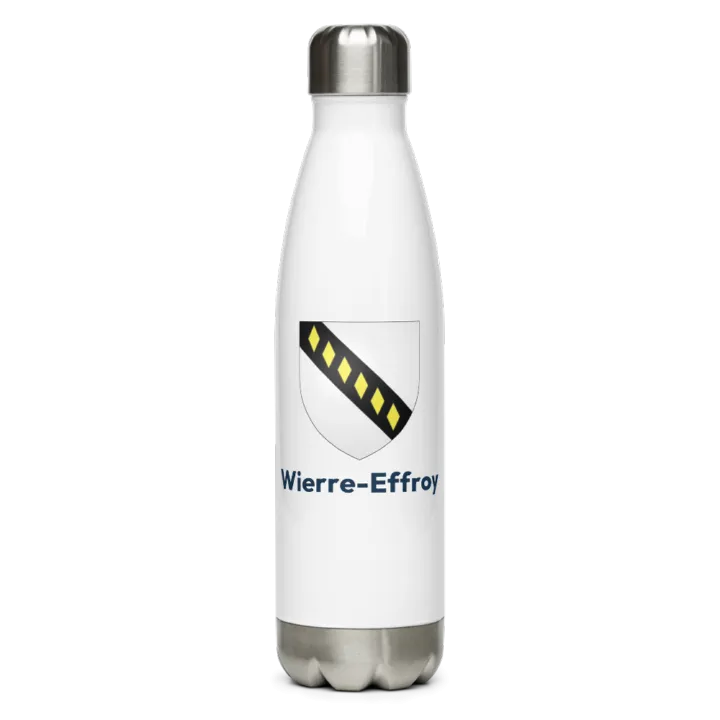 Gourde inox blason de Wierre-Effroy