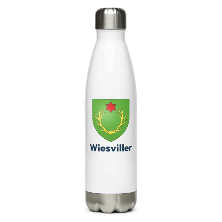 Gourde inox blason de Wiesviller