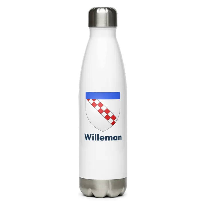 Gourde inox blason de Willeman