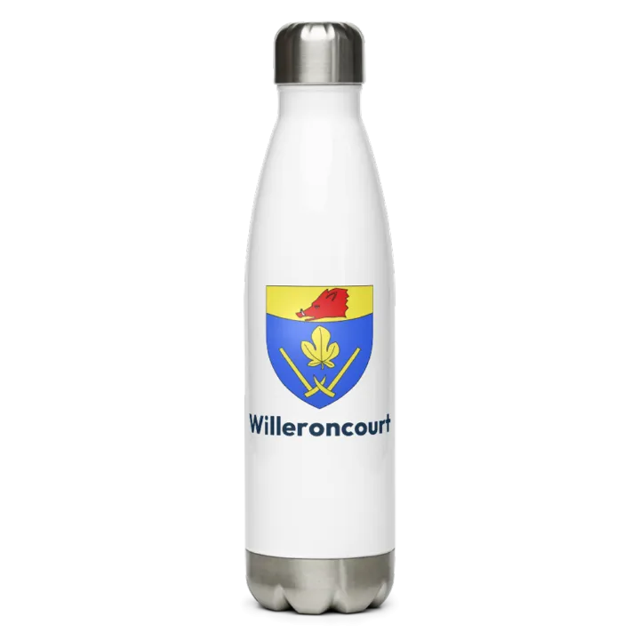 Gourde inox blason de Willeroncourt