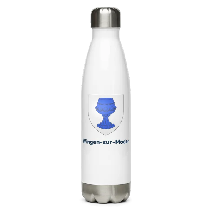 Gourde inox blason de Wingen-sur-Moder