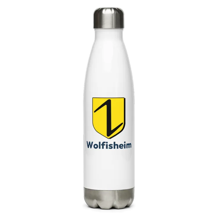 Gourde inox blason de Wolfisheim