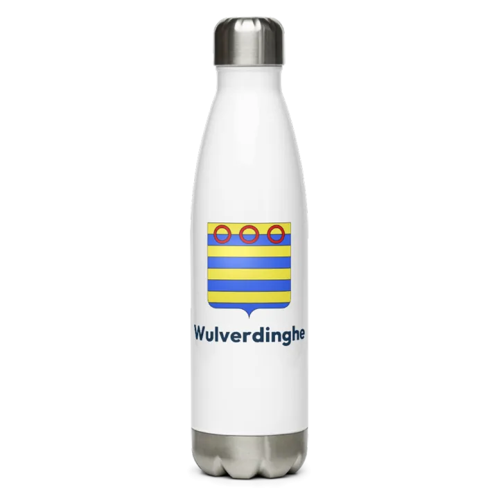 Gourde inox blason de Wulverdinghe