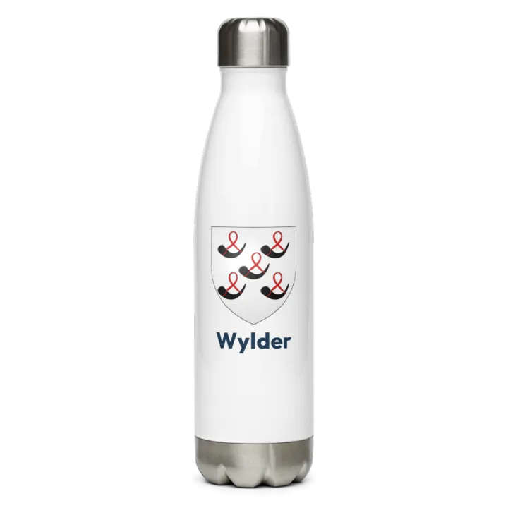 Gourde inox — blason de Wylder